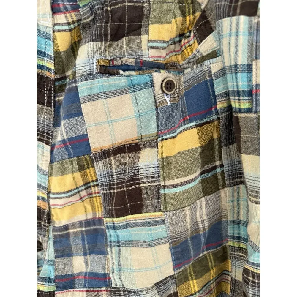 Islander Mens Patchwork Cargo‎ Shorts Size 36 Inseam 10” Summer